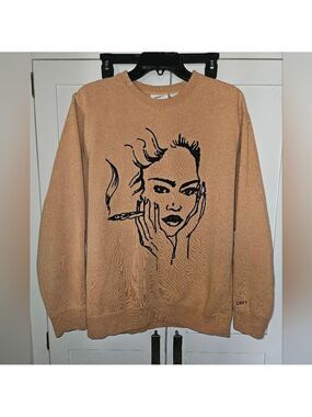 OBEY Grass Crew Neck Sweatshirt Size S